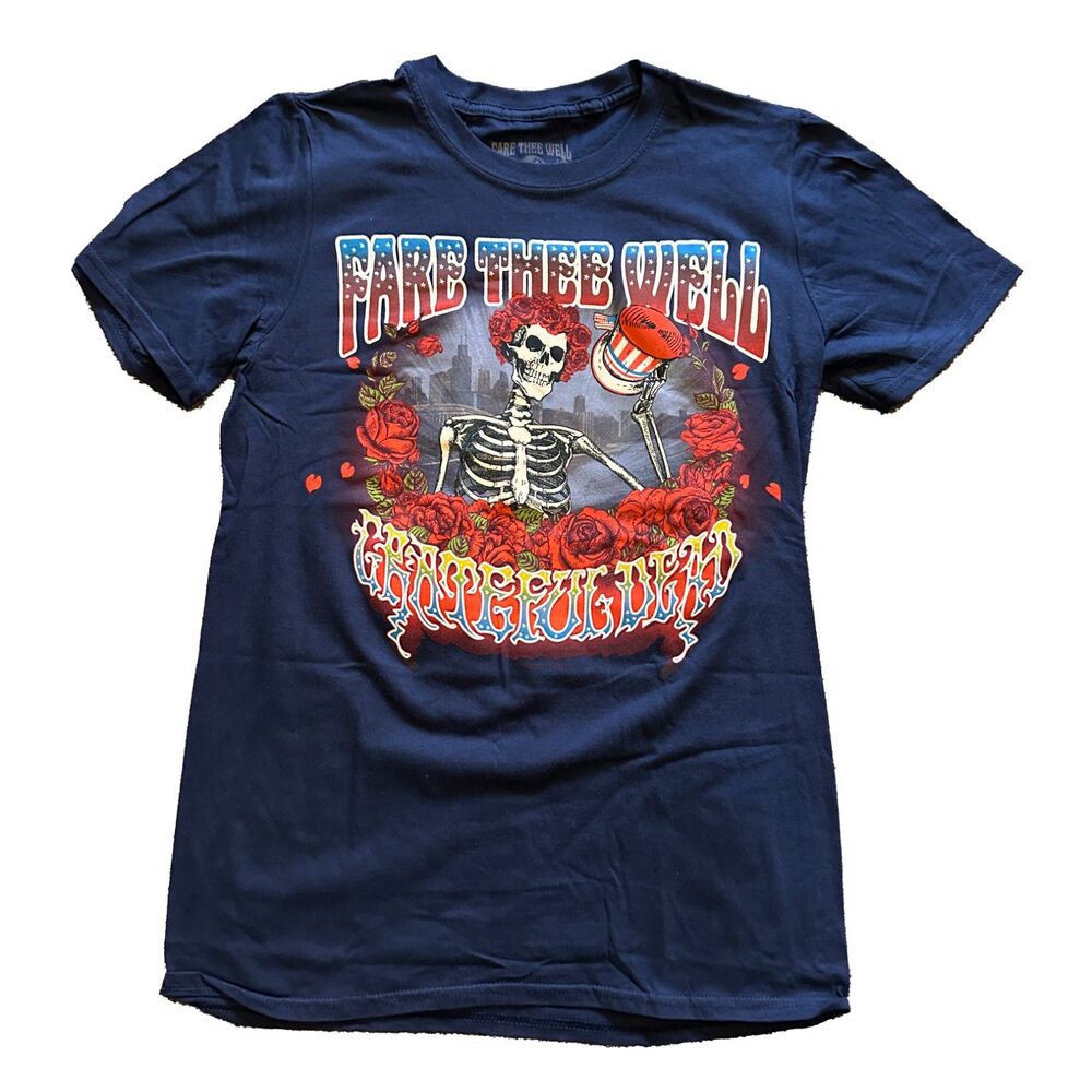Grateful Dead - 2015 Concert Tee - Chicago - 2 sided graphics - Sz. Small